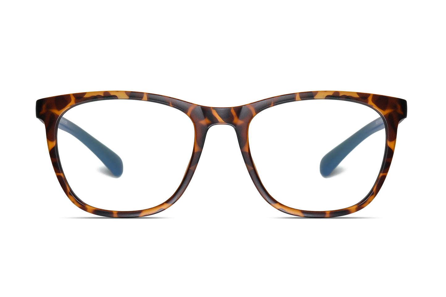 Bprotectedstore Alex Blue Light Filter Glasses in Matte Demi & Navy Blue frame- Front