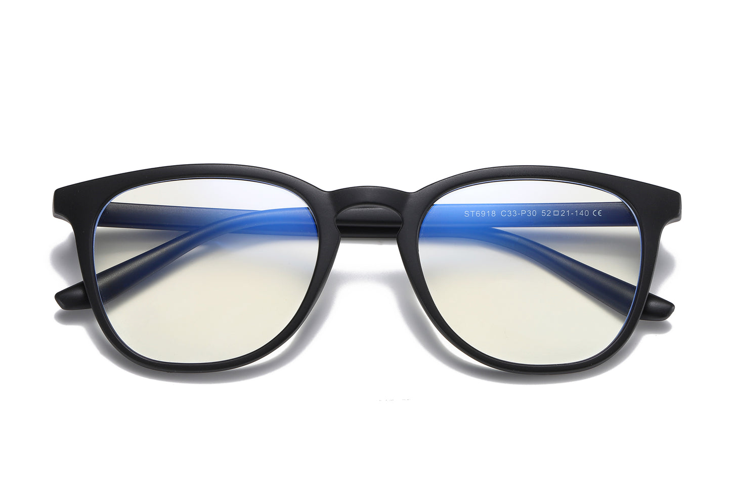 BprotectedstoreCaiMatteBlackBlueLightComputerGlasses-Front