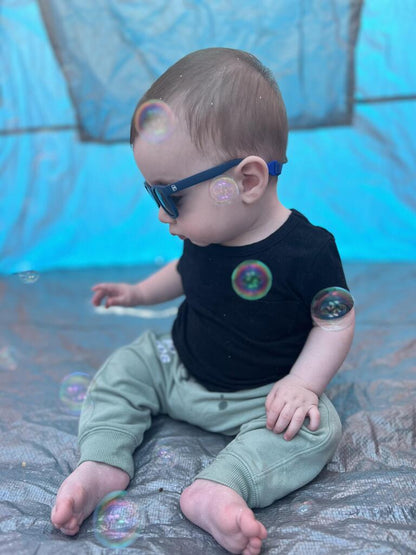 Bprotectedstore Mina Navy Blue Baby Polarized Sunglasses - Cute and Protective Eyewear-Lifestyle