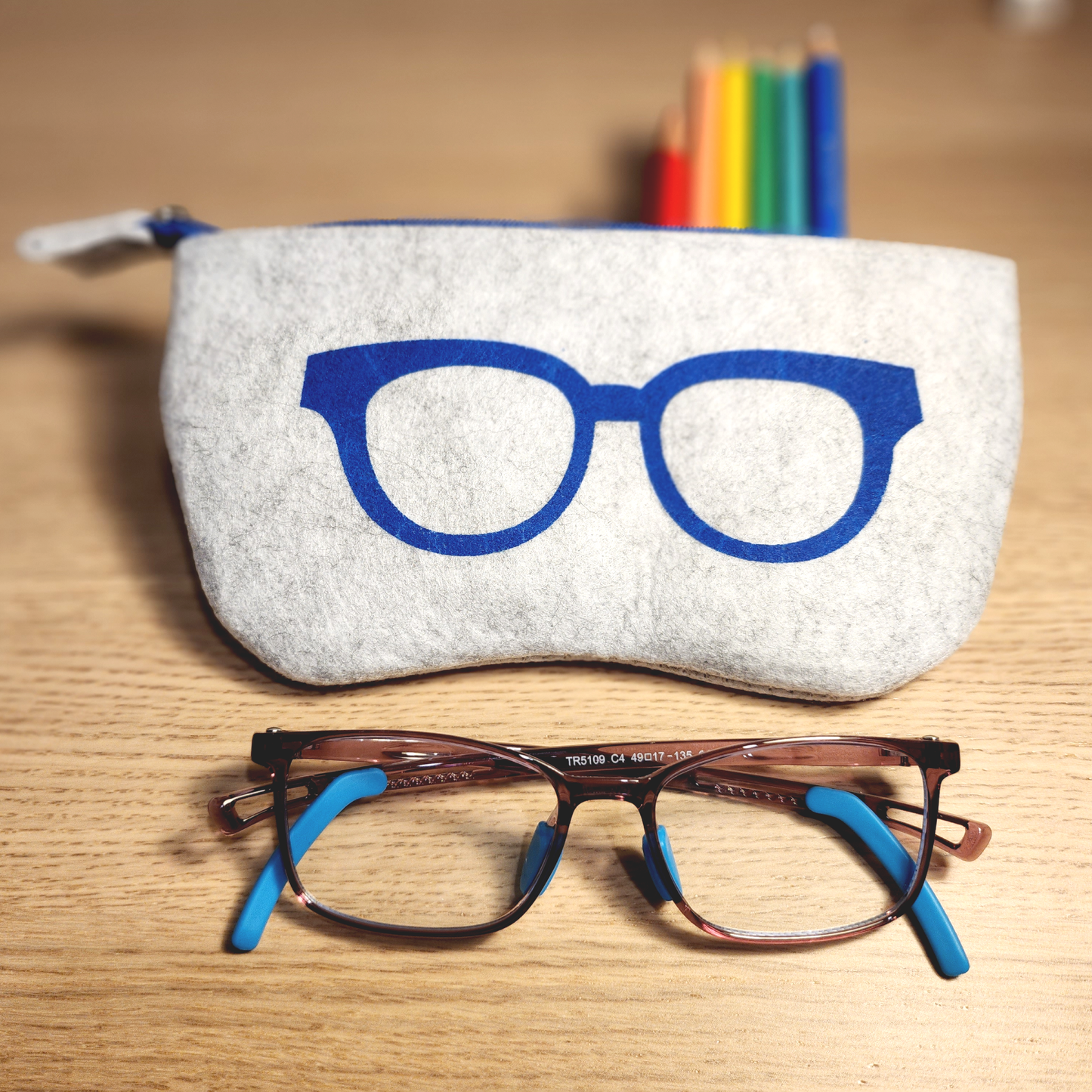 Bprotectedstore Noura Purple Children Blue Light Protection Glasses- Lifestyle