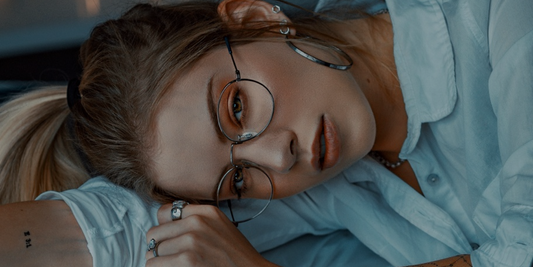 Blue Light Blocking Glasses to filter out the harmful light 