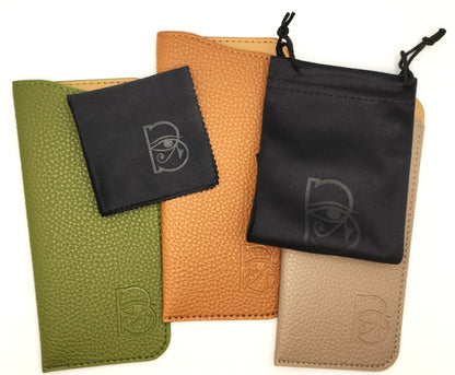 BproAB - Blue Light Blocking Glasses - Blue Accent Black Frame-Case