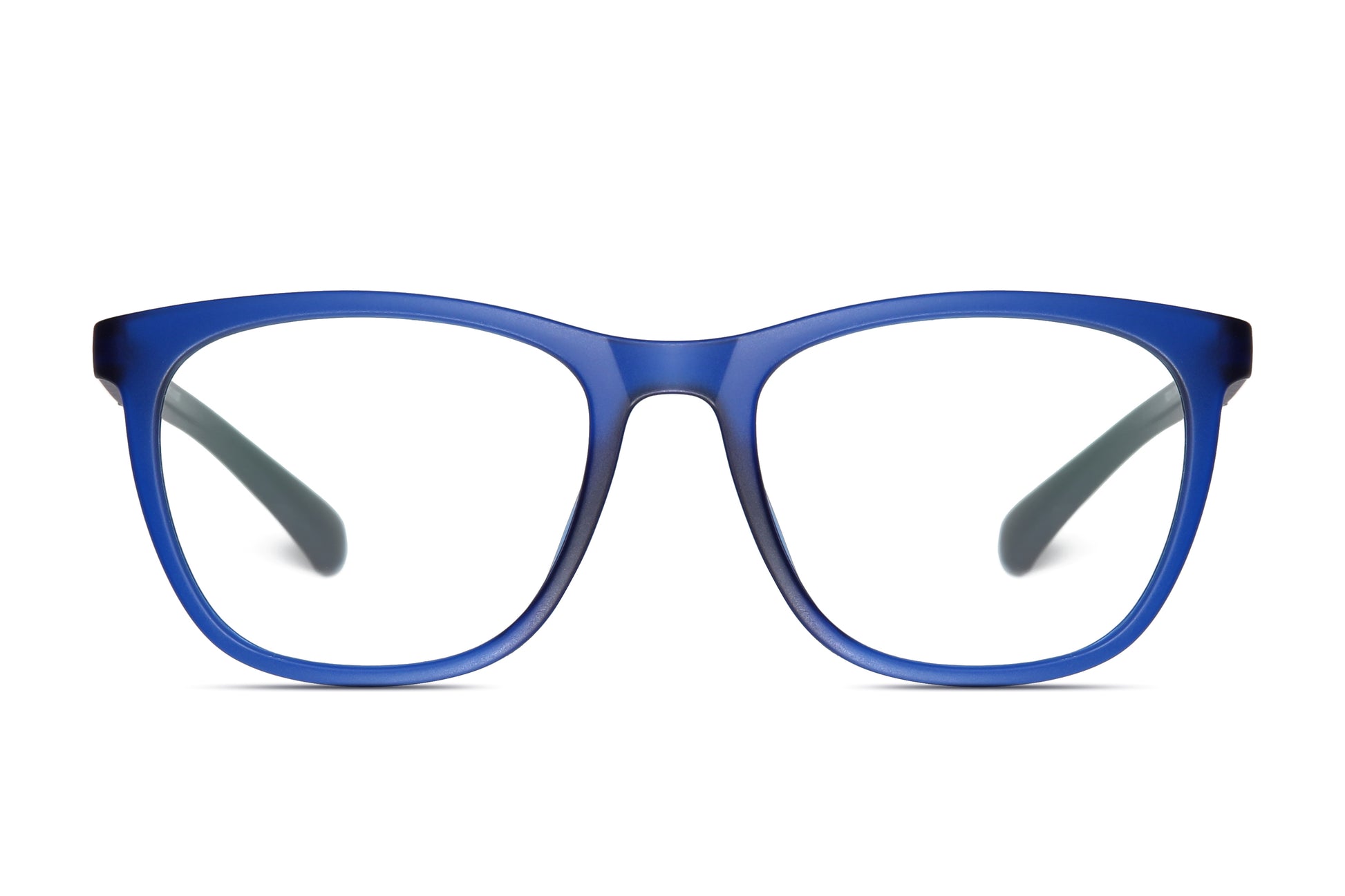Bprotectedstore Alex Matte Deep Blue Transparent Blue Light Blocking Glasses-Front