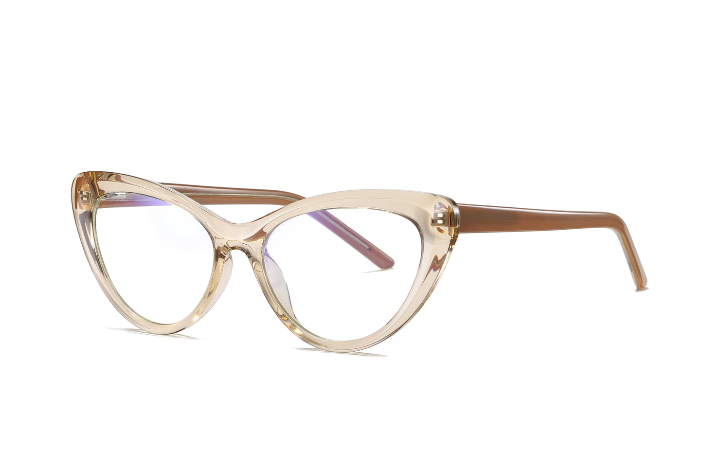 Bprotectedstore Cleo Cat Eye Blue Light Computer Glasses in Champaign - side