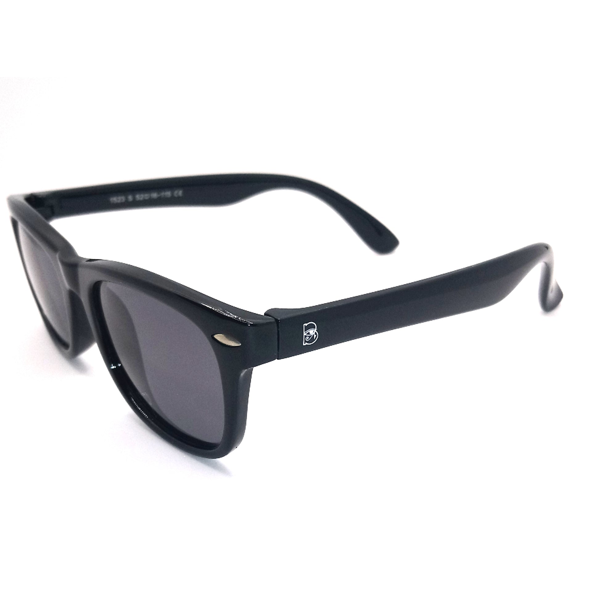 Bprotectedstore Flex Classic Black Children Polarized Sunglasses - Stylish and Safe Eyewear for children-Side