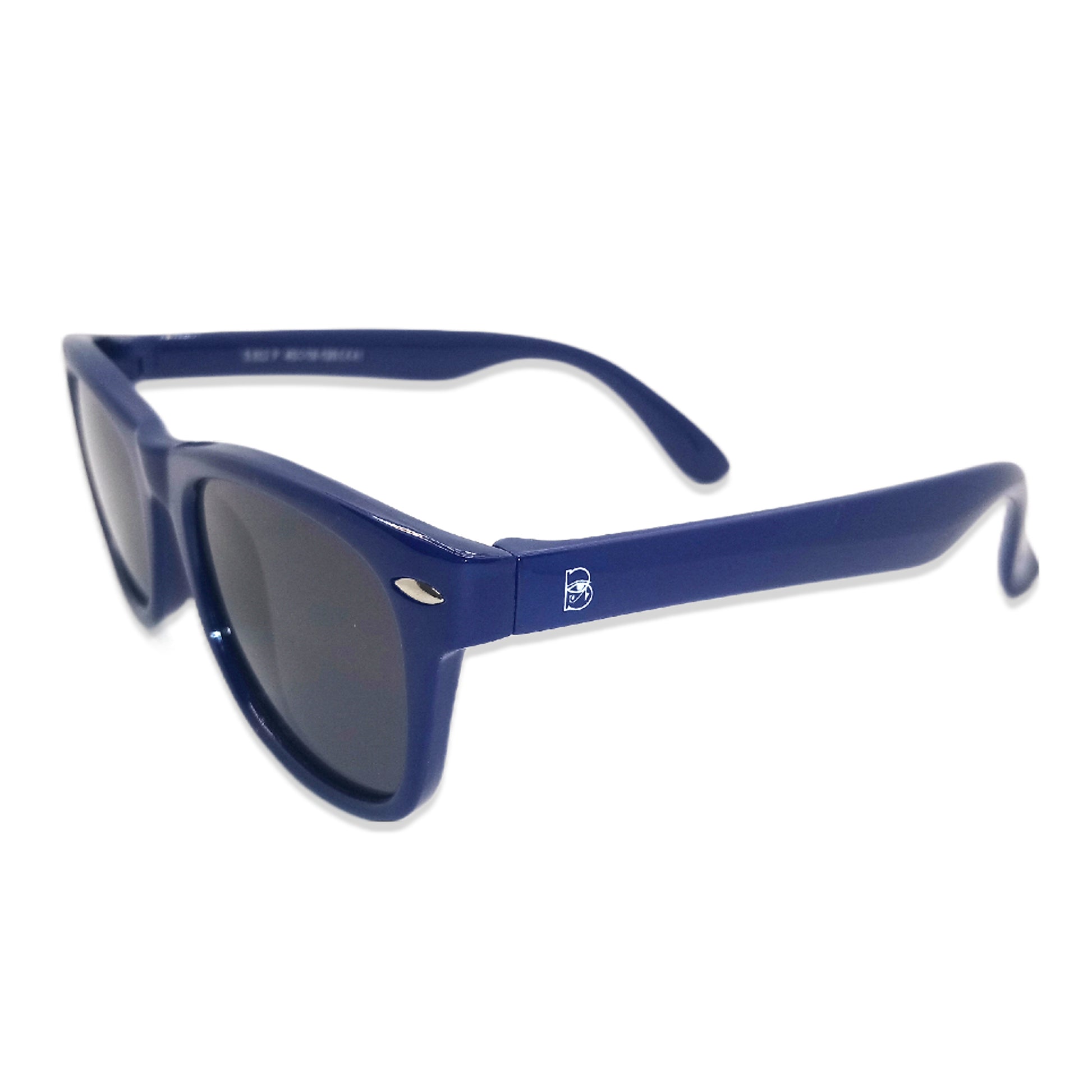 Bprotectedstore Flex Navy Blue Children Polarized Sunglasses - Stylish and Safe Eyewear for Children-Side