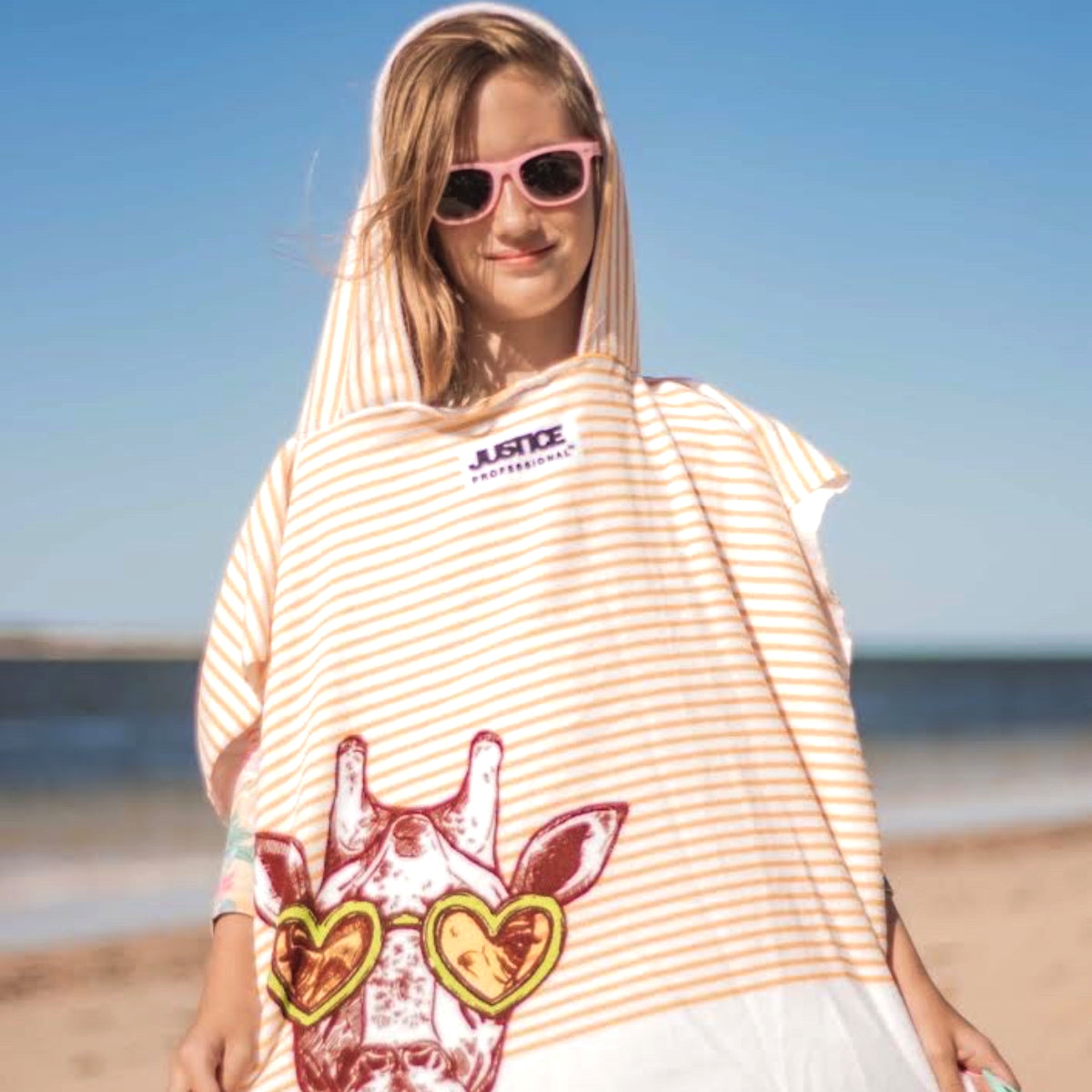 Bprotectedstore Flex Pink Children Polarized Sunglasses-Beach