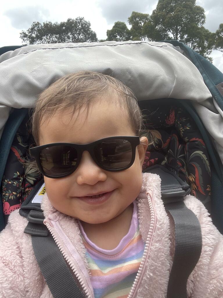 Bprotectedstore Mina Polarized Baby Sunglasses Black - Lifestyle2