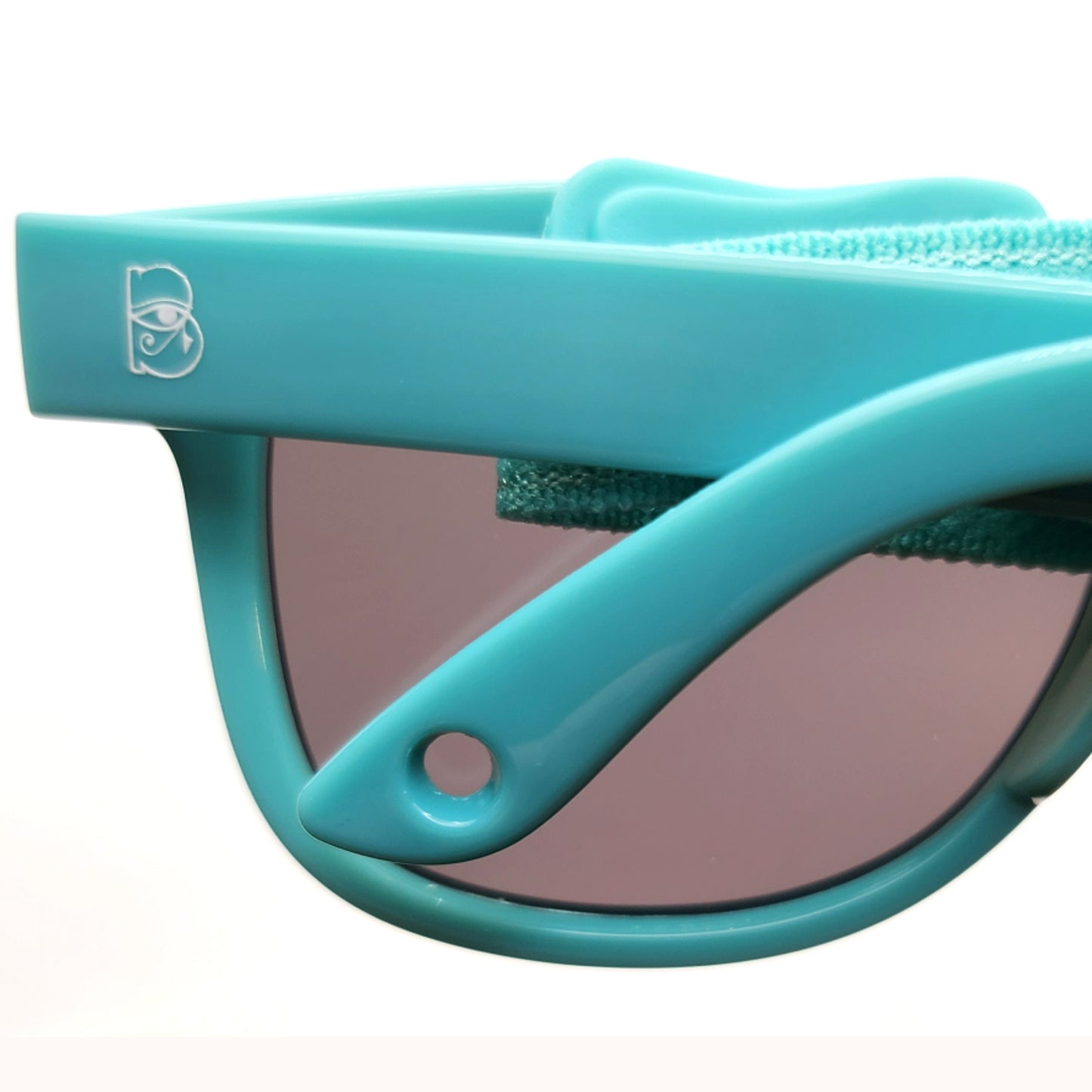 Bprotectedstore Mina Turquoise Infant Polarized Shades - Cute and Protective Eyewear for Little Ones-back