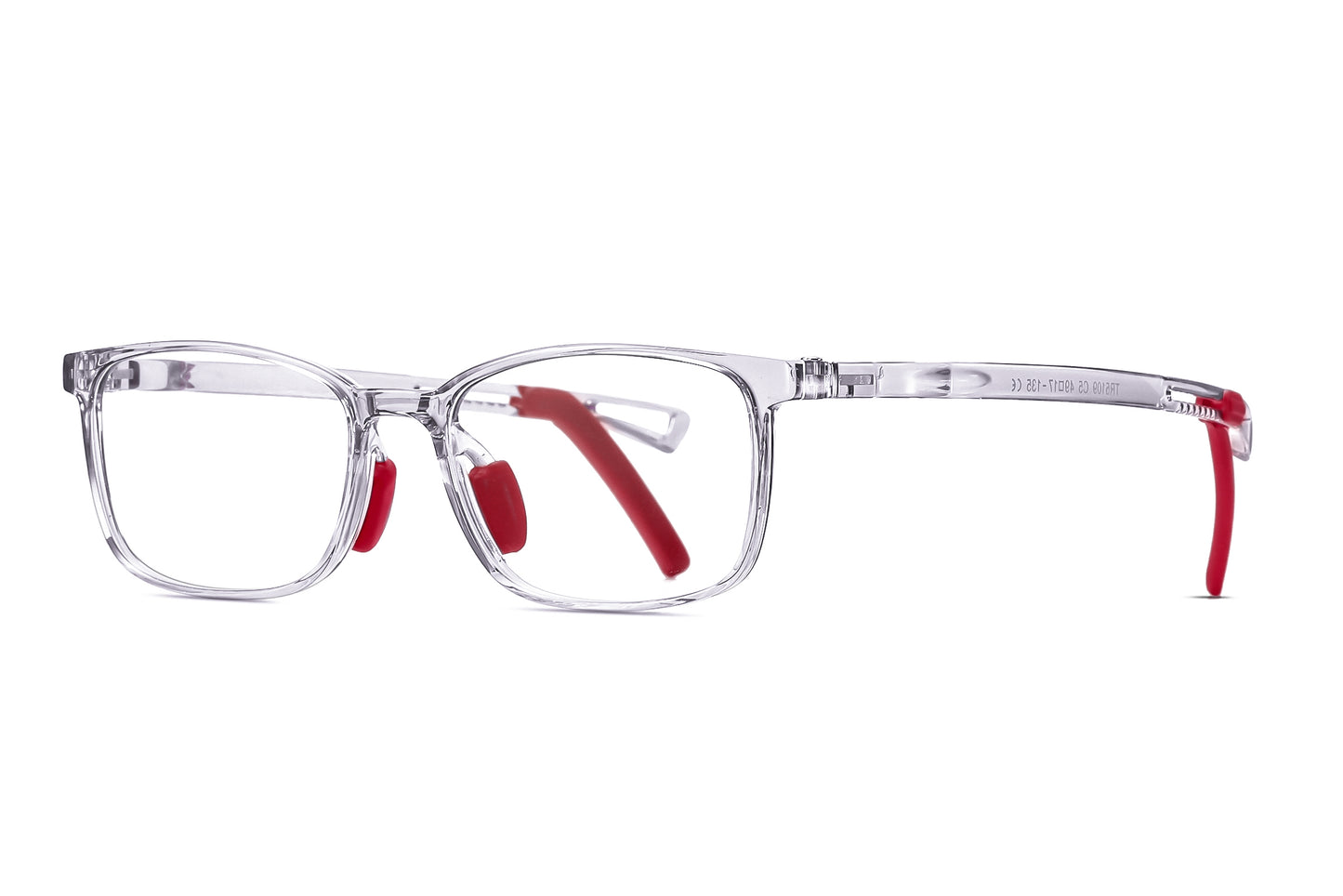 Bprotectedstore Nora Transparent Kids Blue Light Blocking Glasses-Facnig-Side