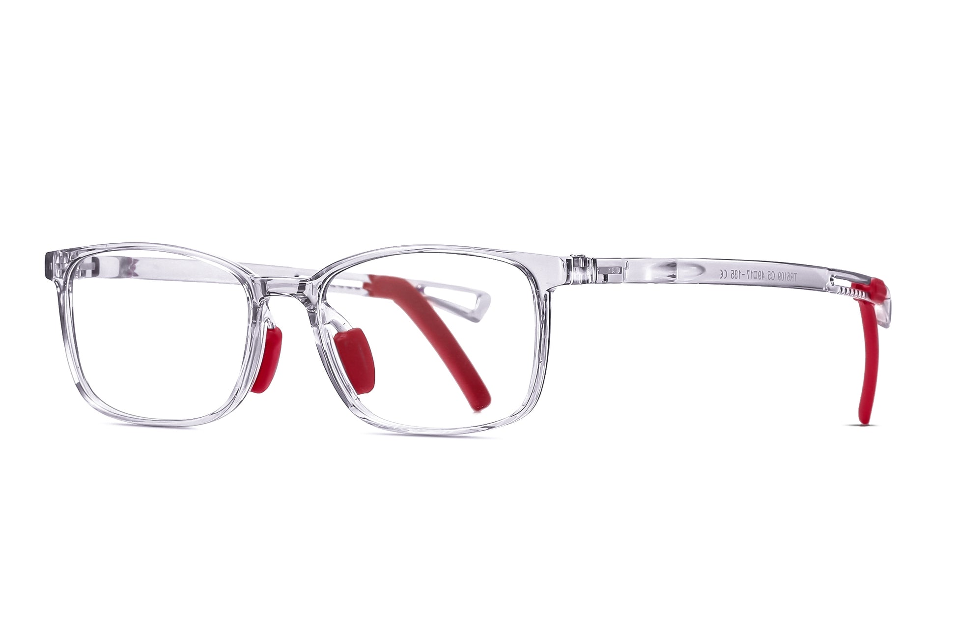 Bprotectedstore Nora Transparent Kids Blue Light Blocking Glasses-Facnig-Side