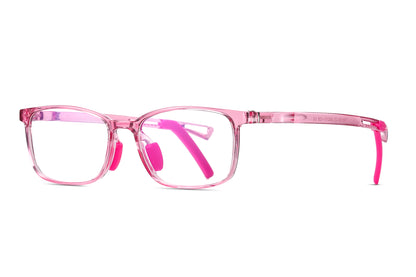 Bprotectedstore Noura Pink Kids Blue Light Blocking Glasses-Side
