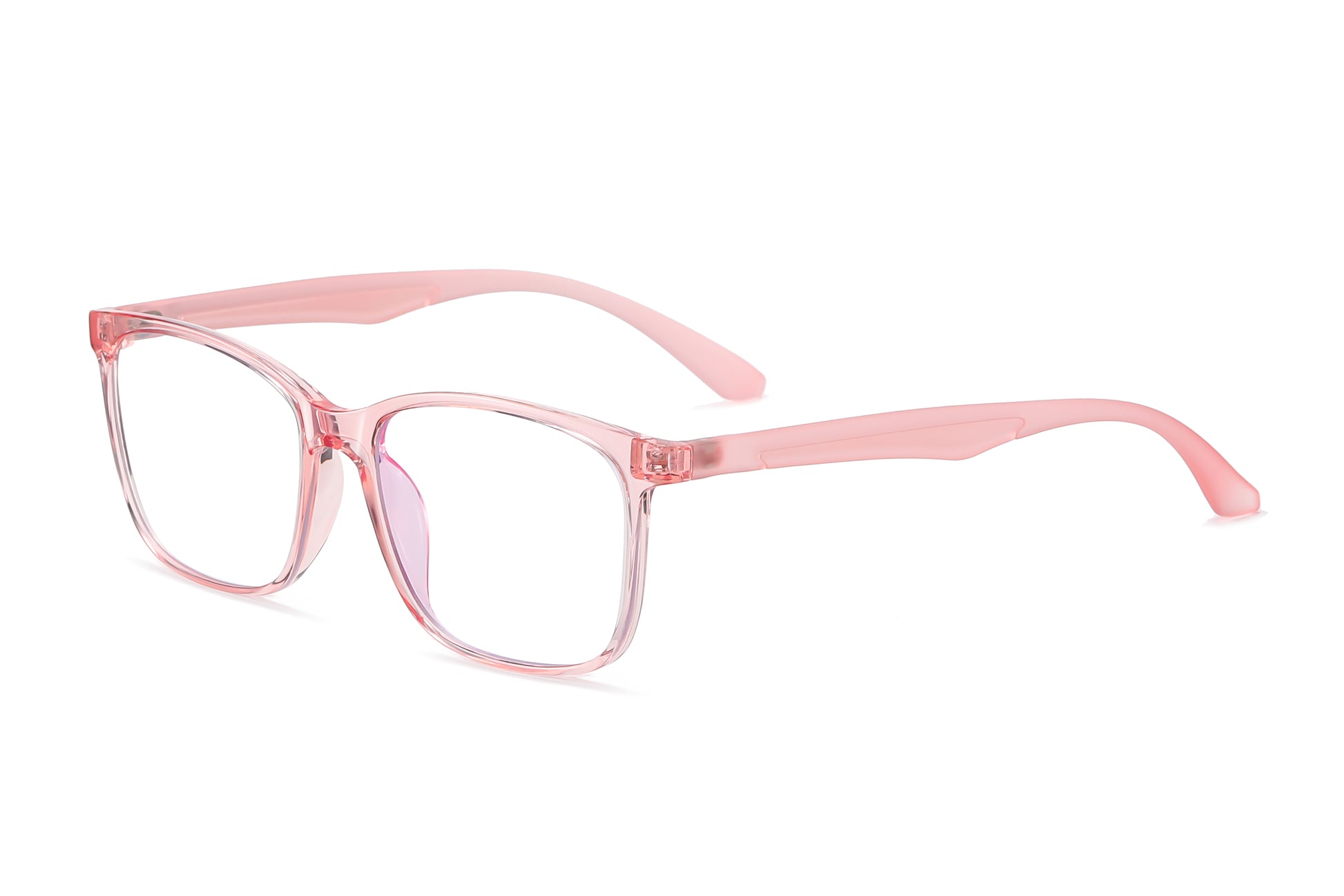Bprotectedstore Rosetta Transparent Pink Blue Light Glasses - Side