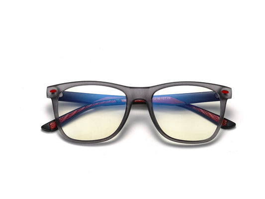Bprotectedstore Tut Grey Transparent Kids Computer Glasses-Facing