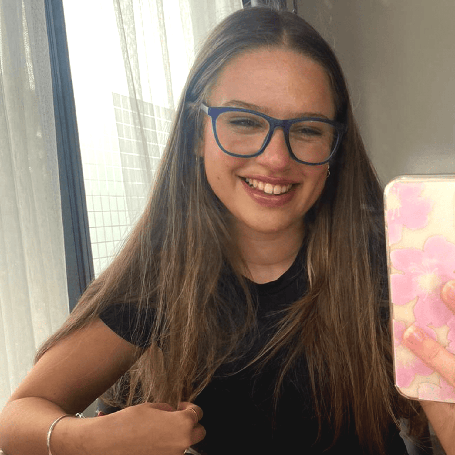 Bprotectedstore_Alex_Matte_Deep_Blue_Transparent_Blue_Light_Blocking_Glasses-Lifestyle
